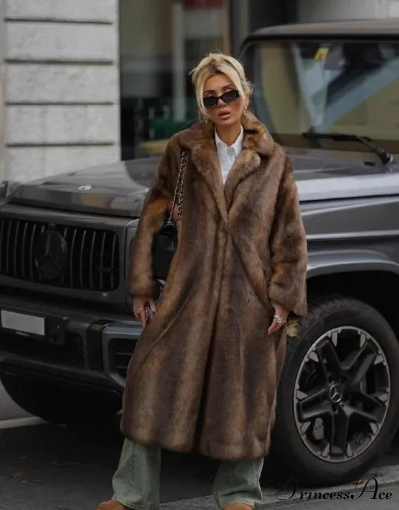 Cold Lapel Baggy Extended Coat - Image 7