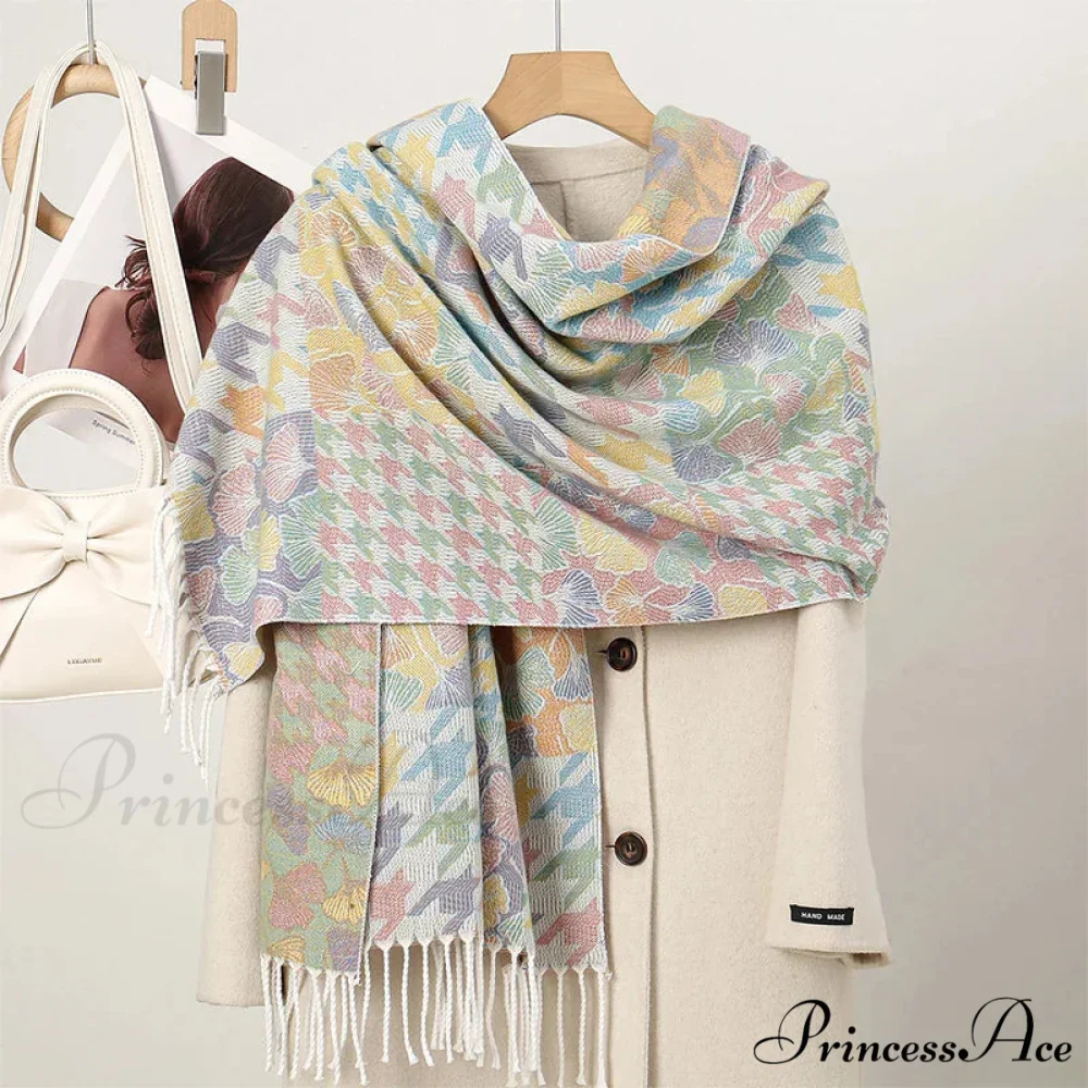 Cold Paisley Cashmere Pashmina Scarf - Image 11
