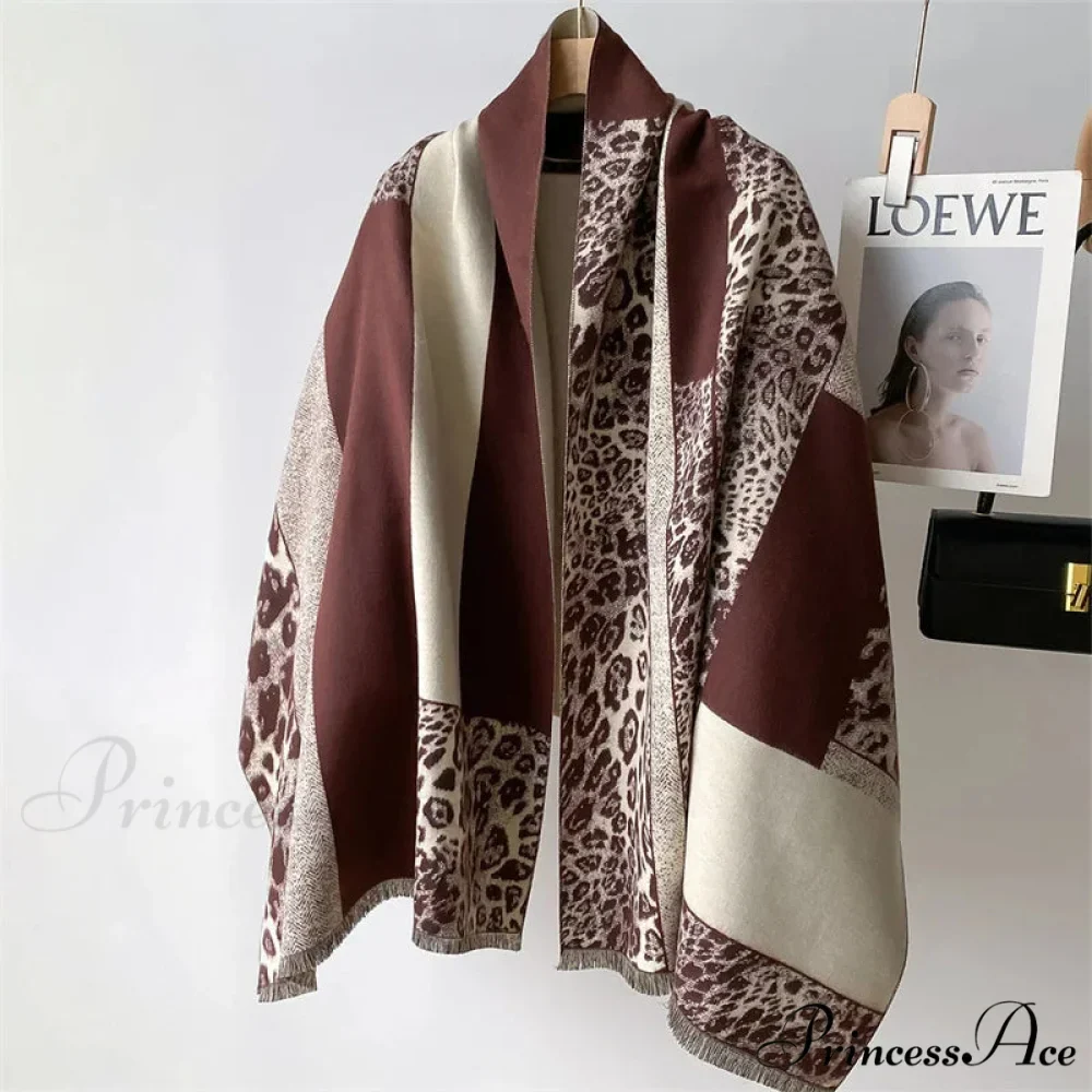 Cold Pashmina Cashmere Blanket Scarf - Image 3