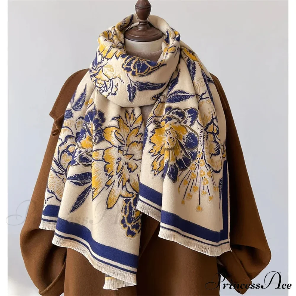 Cold Weather Soft Wool Pashmina Scarf - Image 3