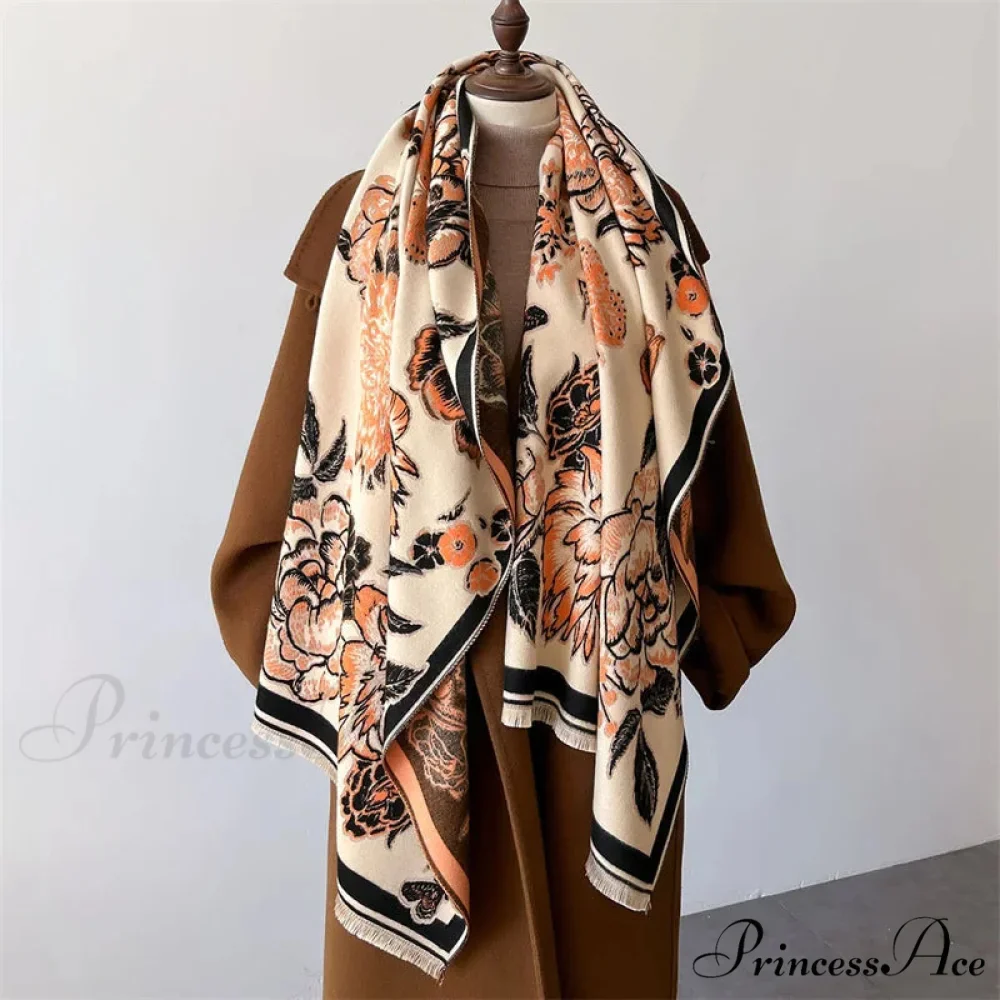 Cold Weather Soft Wool Pashmina Scarf - Image 6