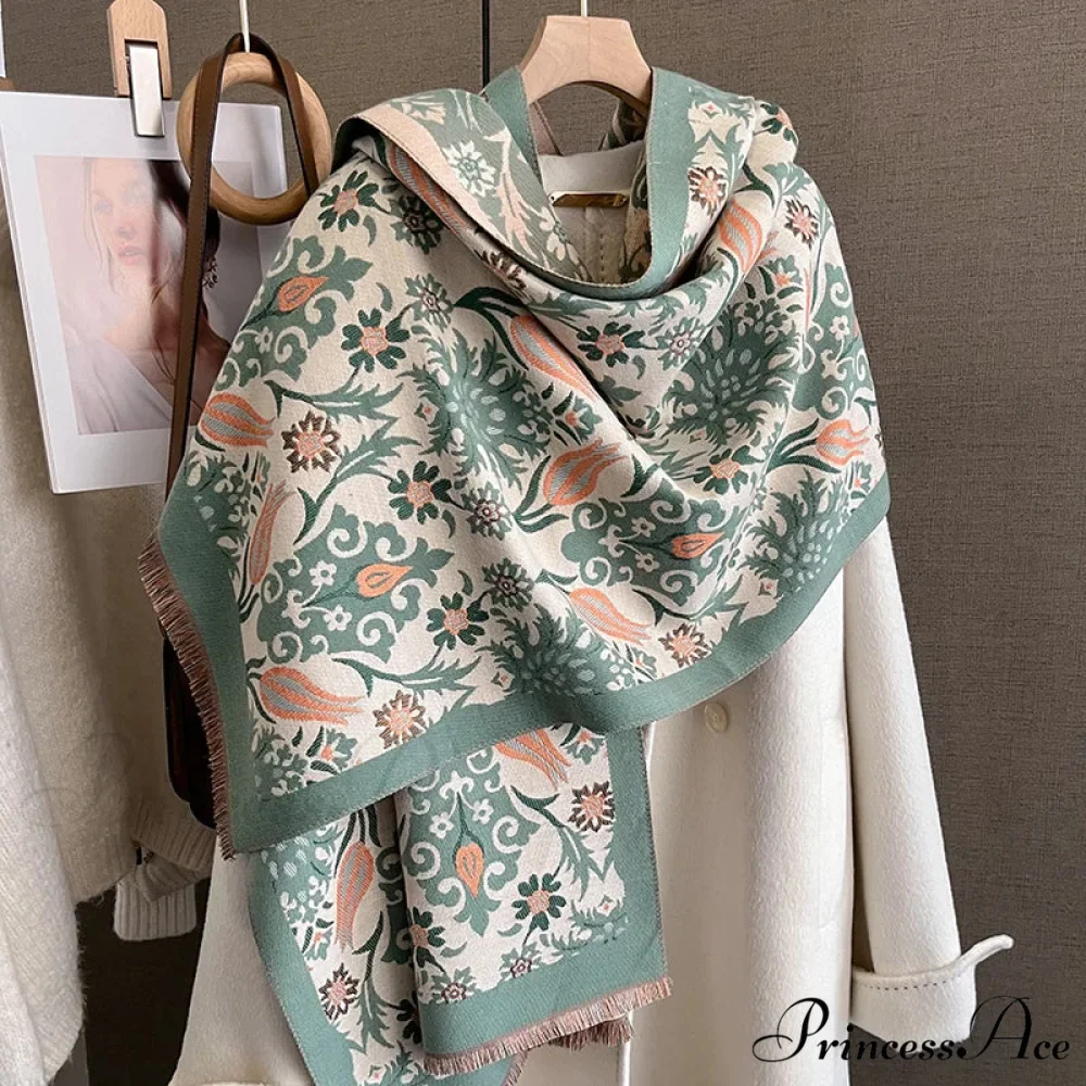 Cold Weather Soft Woolen Thick Wrap Scarf - Image 8