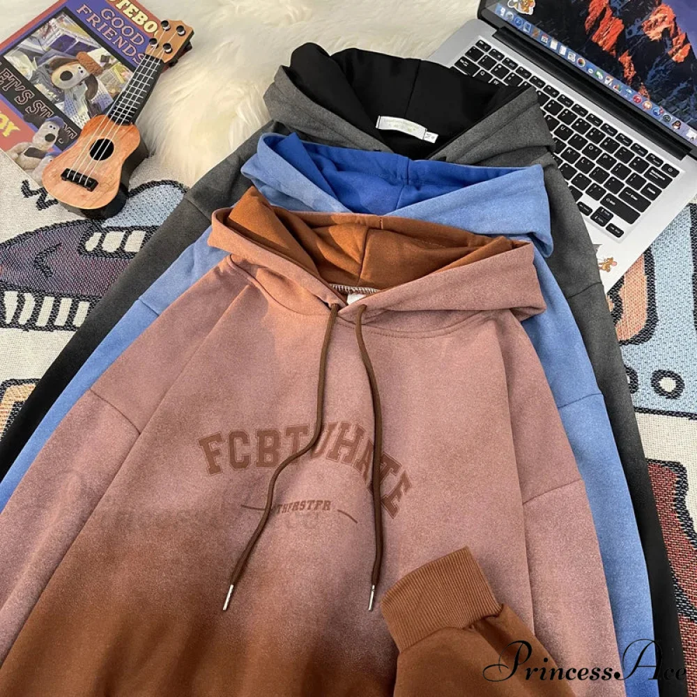 Colorful Word Print Urban Hoodie - Image 2