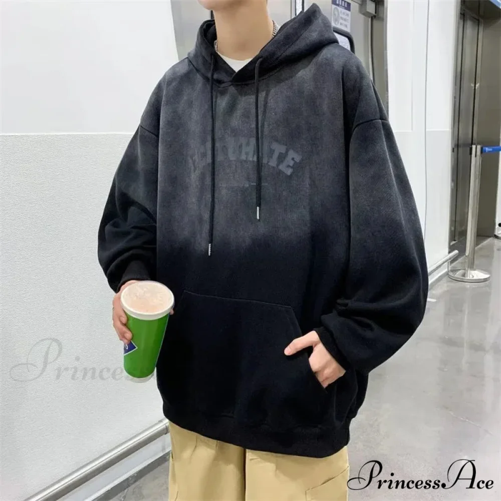 Colorful Word Print Urban Hoodie - Image 5