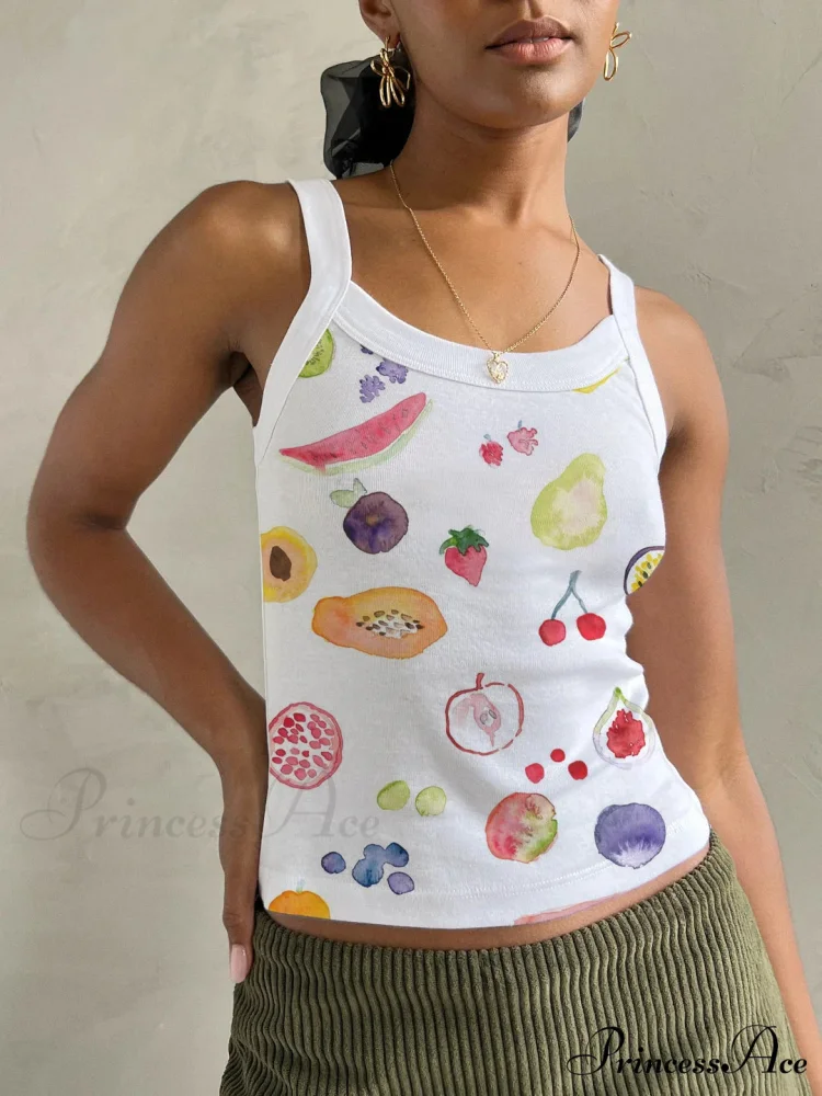 Comic Print O-Neck Crop Top - Image 12