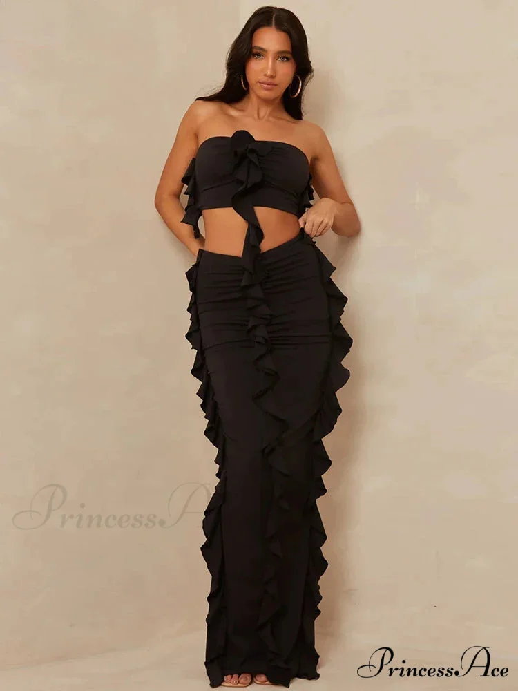 Tassel Birthday Party Outfits Maxi Dress - Image 4