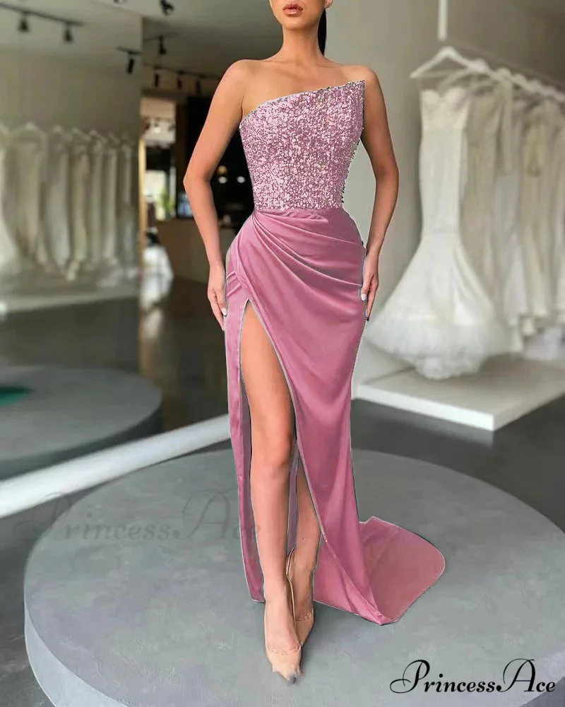 Luxurious Evening Party Maxi Dress - Image 5