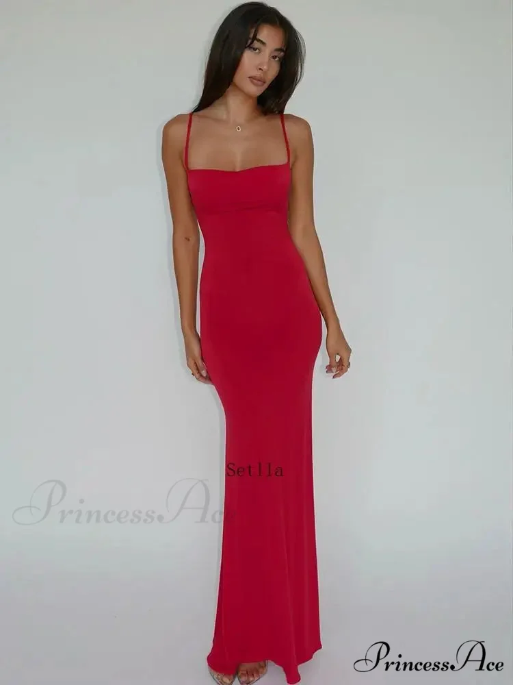 Sleeveless Slip Maxi Dress - Image 3