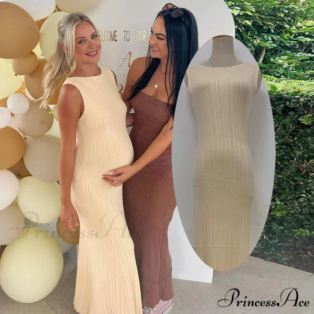 Knitted Split Maxi Dress - Image 7
