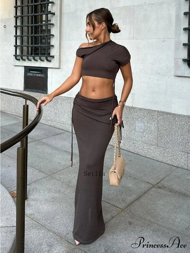Bandage Skirt Set Maxi Dress - Image 3