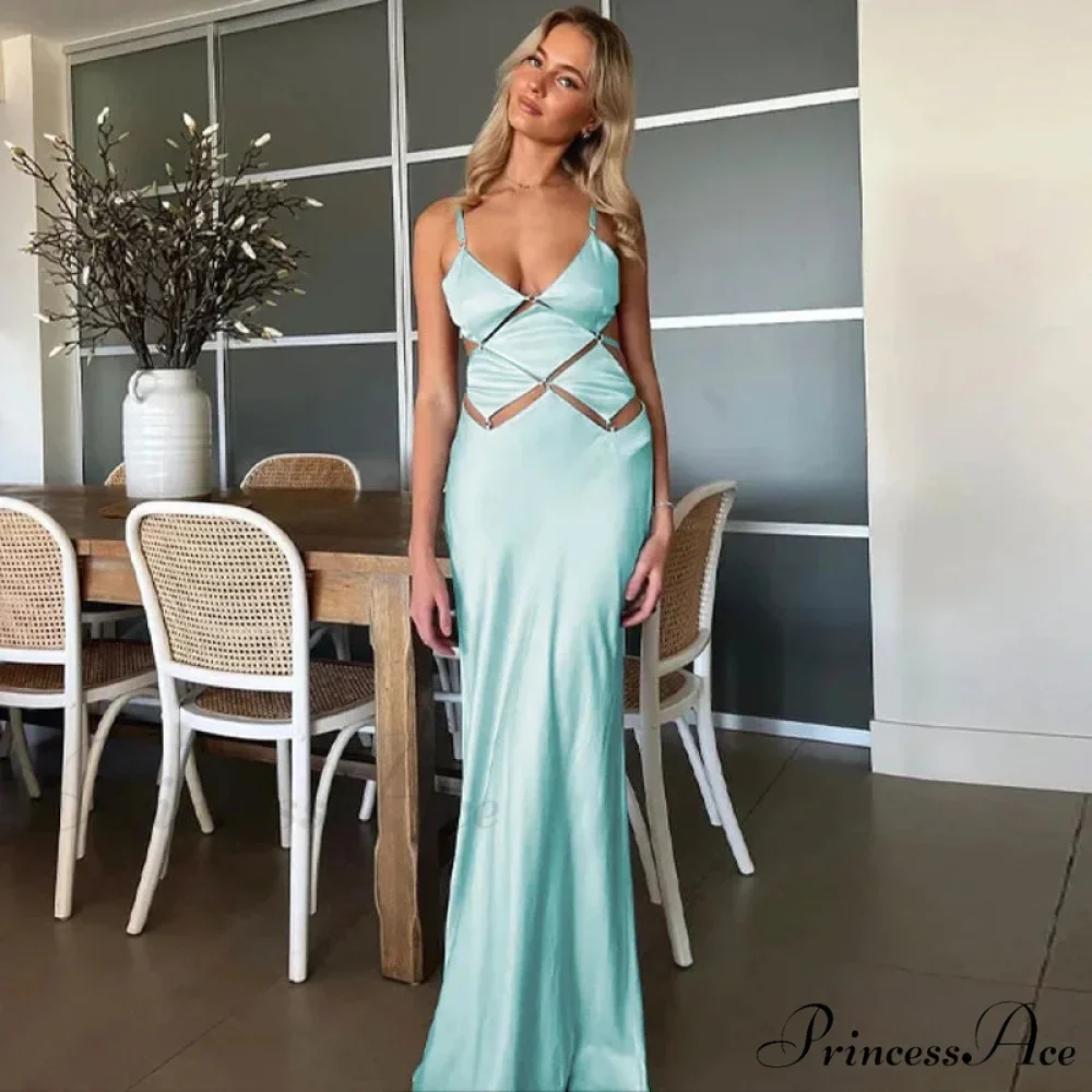 Hollow Out Slip Maxi Dress - Image 7