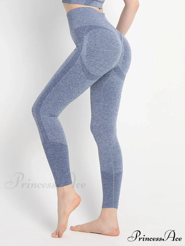 High Waist Seamless Push Up Butt Lifting Workout Legging