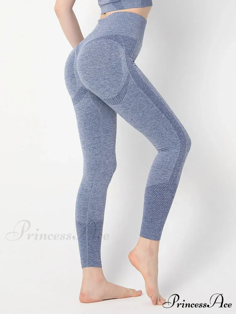 High Waist Seamless Push Up Butt Lifting Workout Legging - Image 13