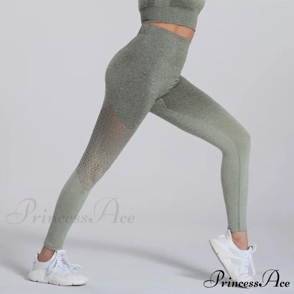 Bubble Push Up Seamless Fitness High Waist Legging - Image 4