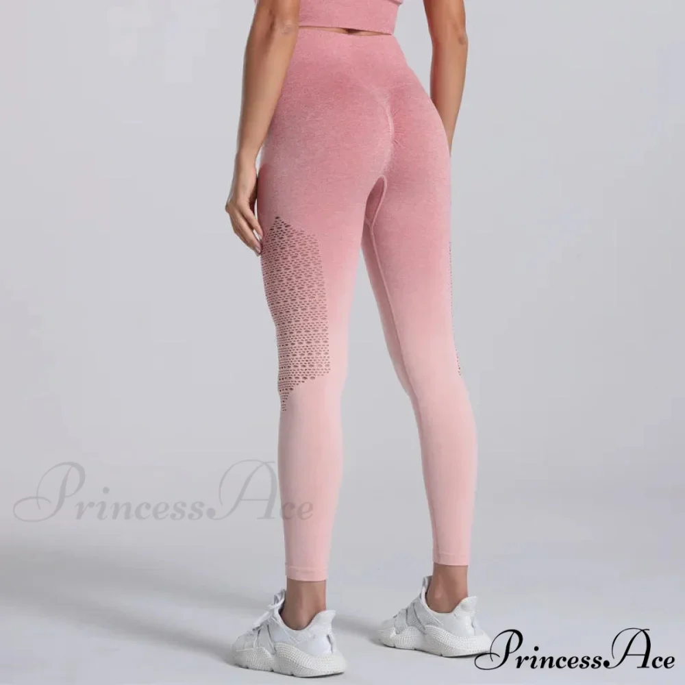 Bubble Push Up Seamless Fitness High Waist Legging - Image 6