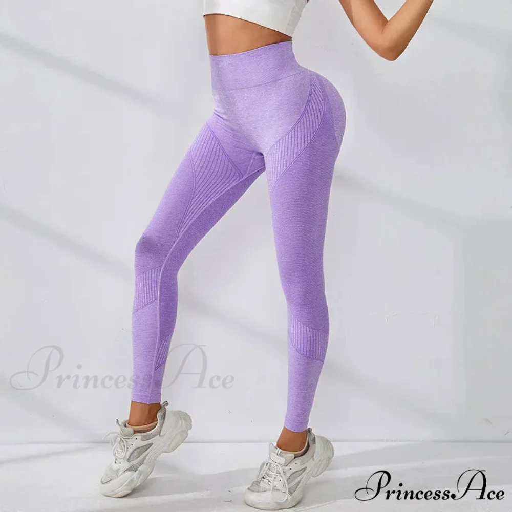 Knitting Mesh High Waist Fashion Yoga Legging - Image 3