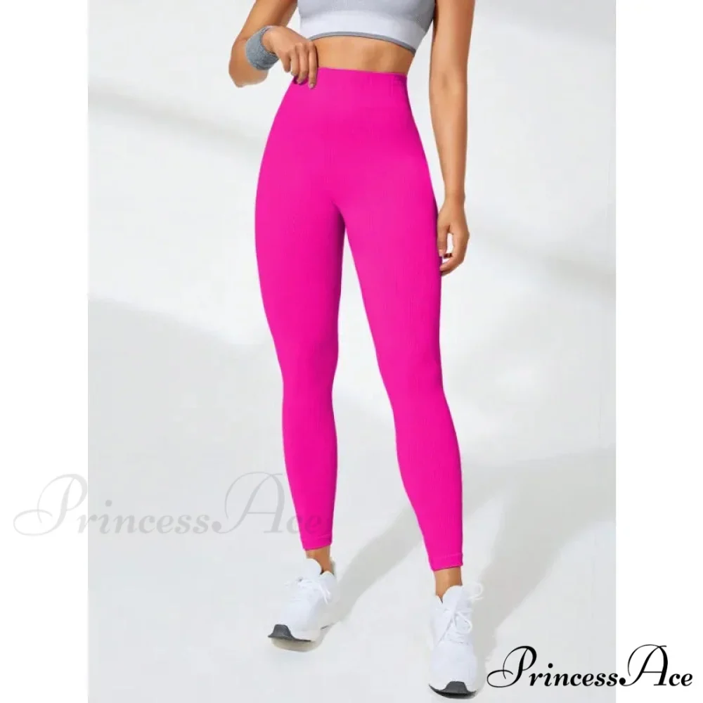 Thread Seamless High Waist Elastic Gym Legging - Image 4