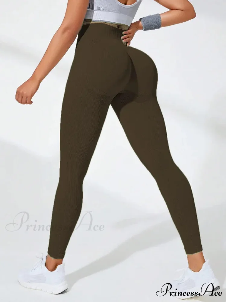 Thread Seamless High Waist Elastic Gym Legging - Image 7