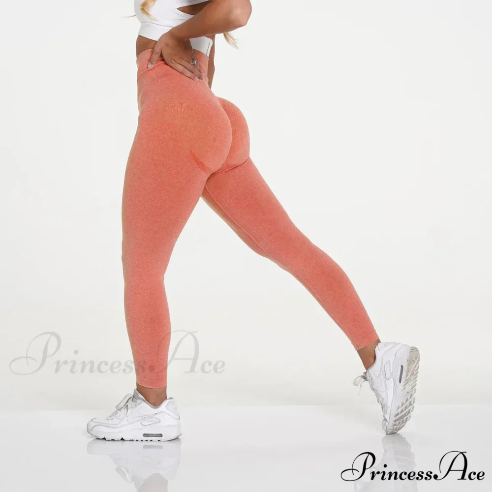 Seamless Knit Fitness High Waist Gym Training Legging - Image 11