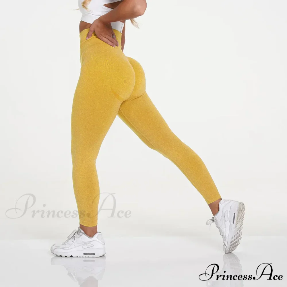 Seamless Knit Fitness High Waist Gym Training Legging - Image 12