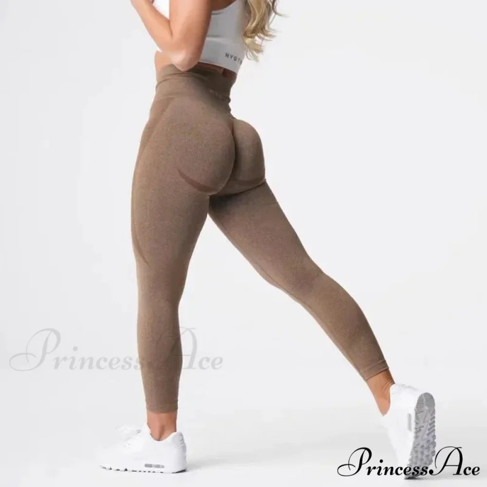 Seamless Knit Fitness High Waist Gym Training Legging - Image 2