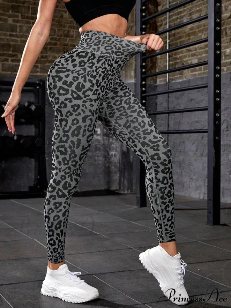 Waist Seamless Workout Yoga Female Fitness Legging - Image 3