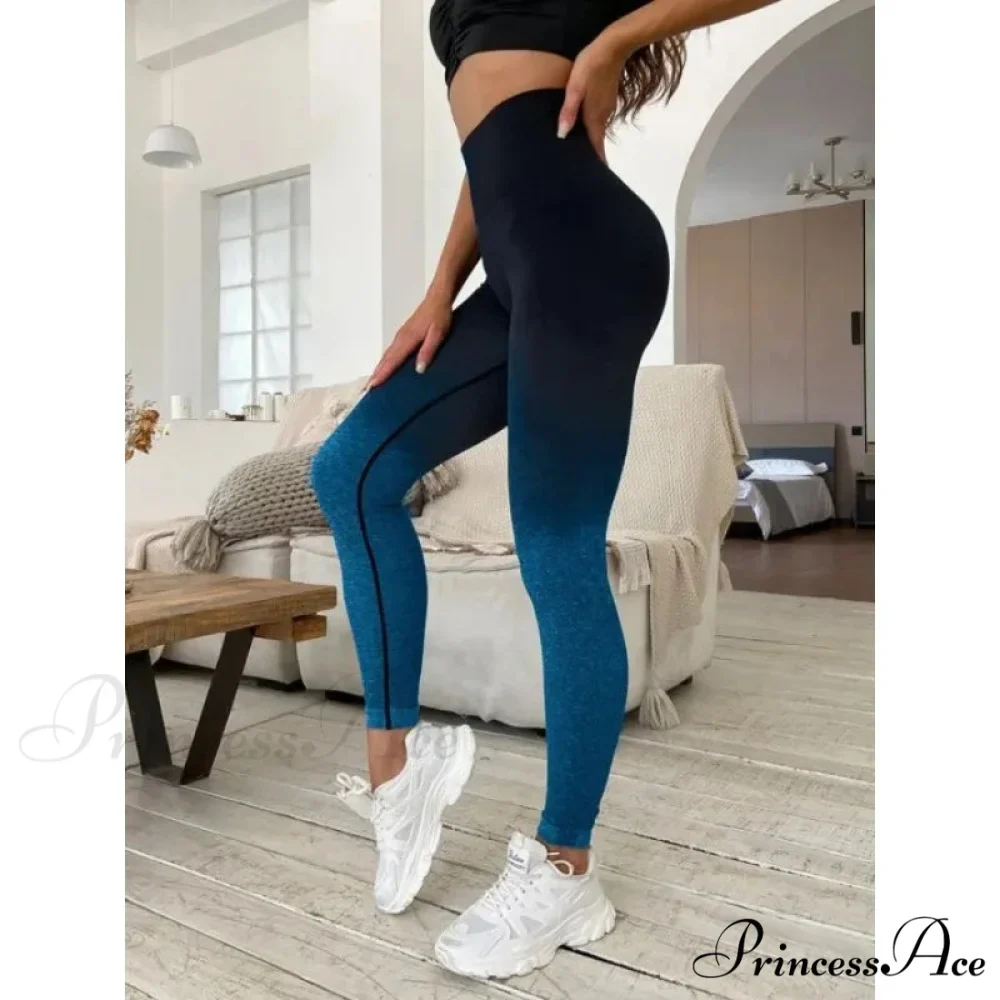 Gradient Seamless Fitness Gym Outdoor Legging - Image 6