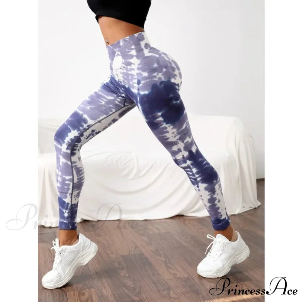 Seamless High-Waist Slim Fashion Cycling Legging - Image 6
