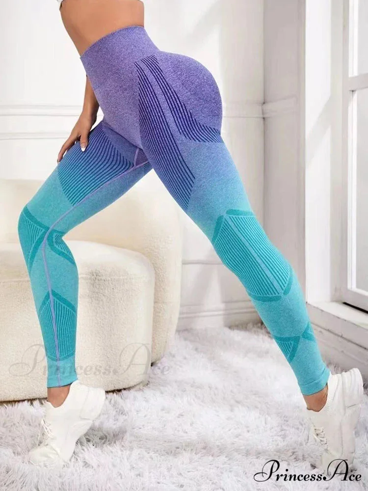 Seamless Fitness Push-Up Yoga Gym Sport Legging - Image 2