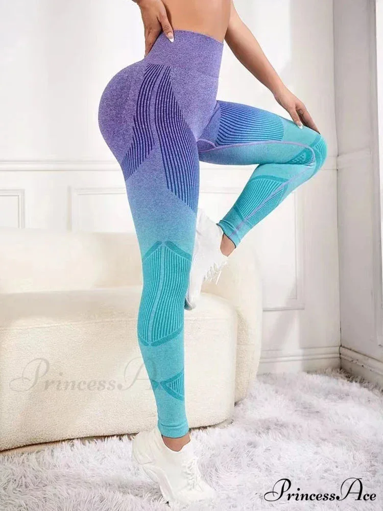 Seamless Fitness Push-Up Yoga Gym Sport Legging - Image 4