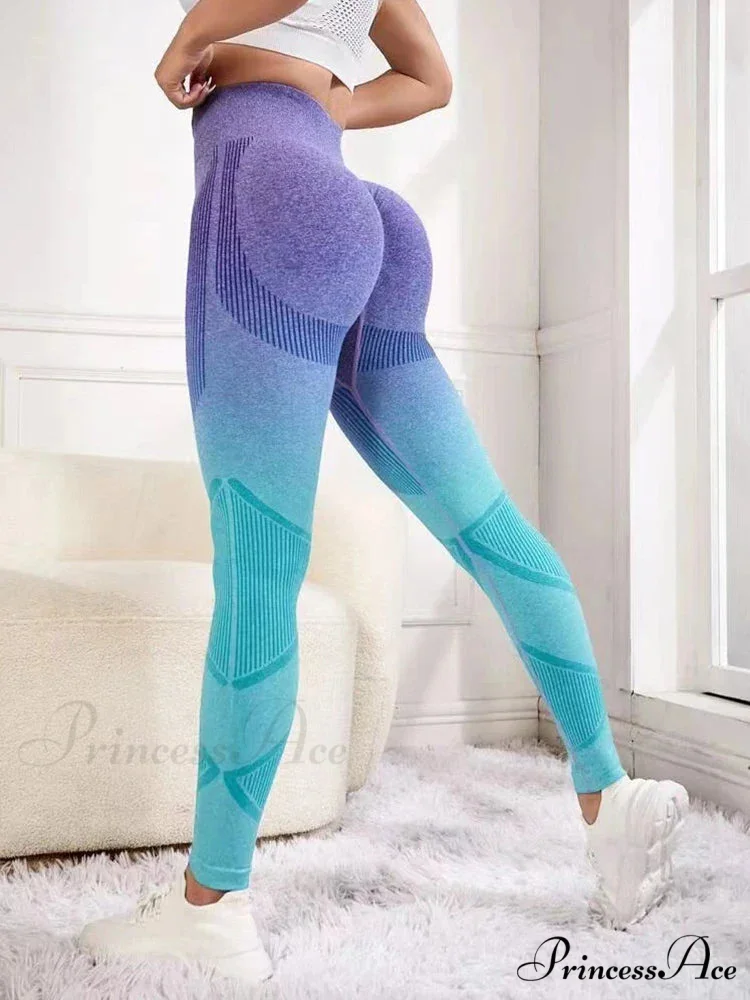 Seamless Fitness Push-Up Yoga Gym Sport Legging - Image 6