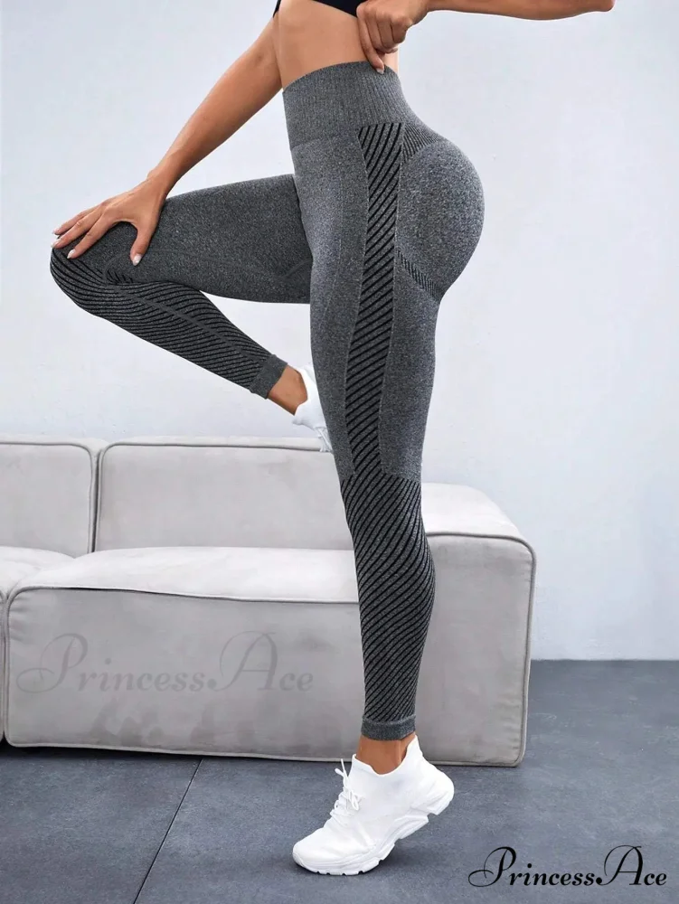 Seamless Waist Fitness Scrunch Butt Athletic Legging - Image 3