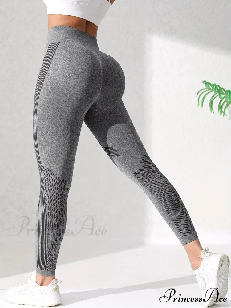 Seamless Waist Fitness Scrunch Butt Athletic Legging - Image 6