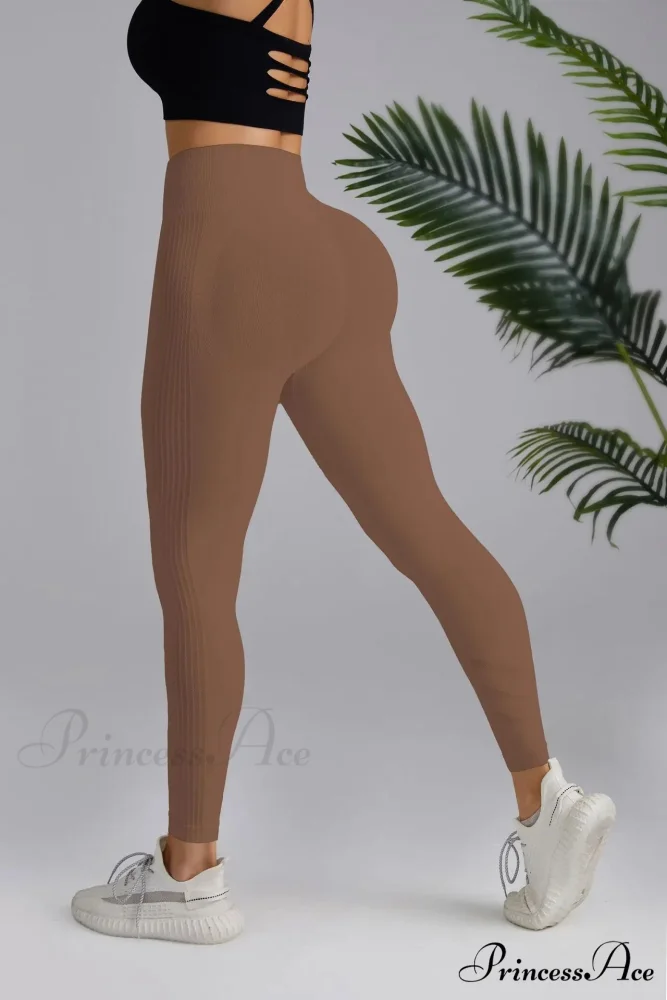 High Elastic Knitting Gym Workout Legging - Image 10
