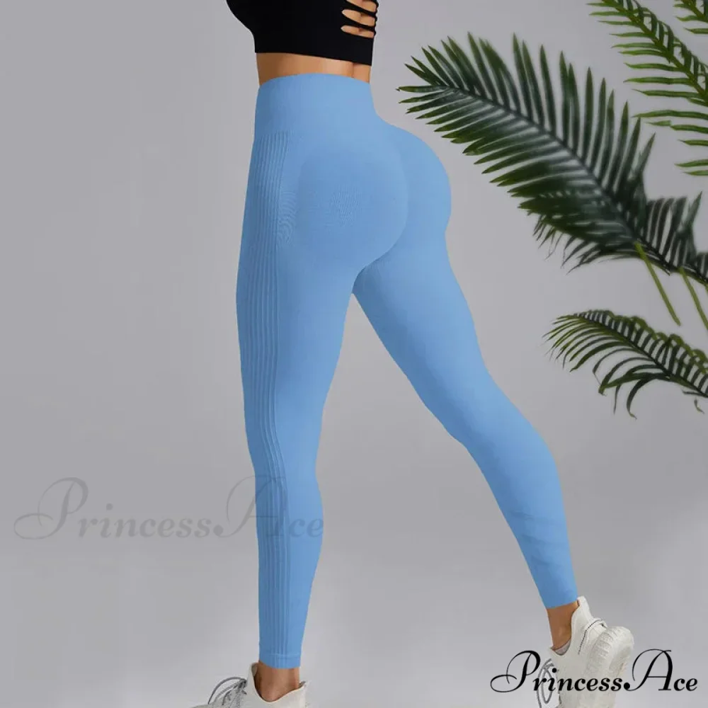 High Elastic Knitting Gym Workout Legging - Image 5