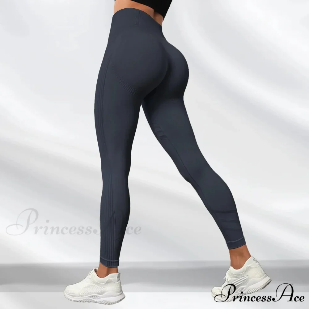 High Elastic Knitting Gym Workout Legging - Image 9