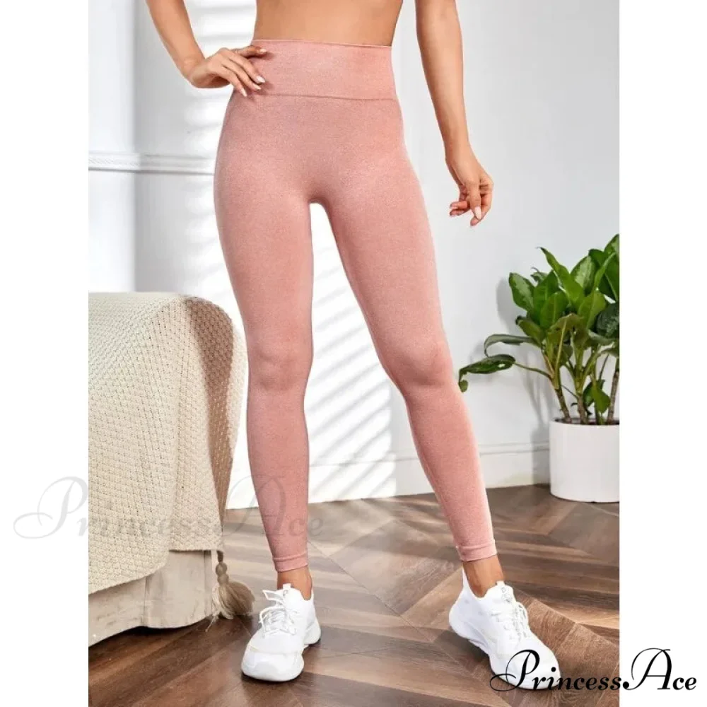 Seamless Elastic Butt Lifting Yoga Tights Legging - Image 2