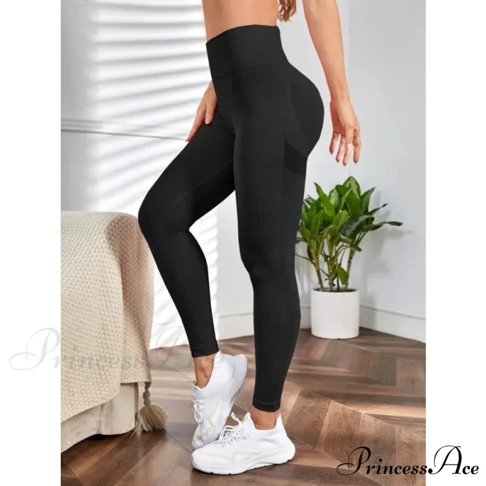 Seamless Elastic Butt Lifting Yoga Tights Legging - Image 5