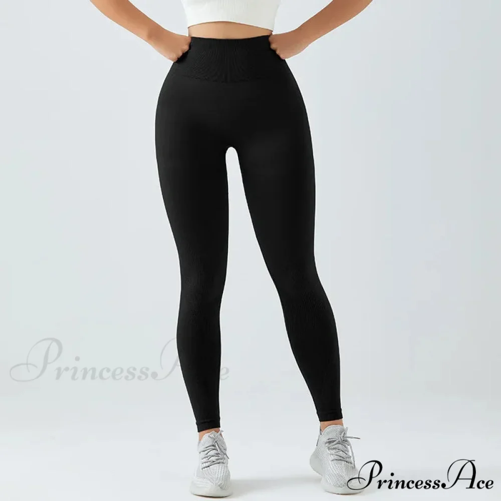 Seamless Waist Hip Lifting Skinny Yoga Legging - Image 3