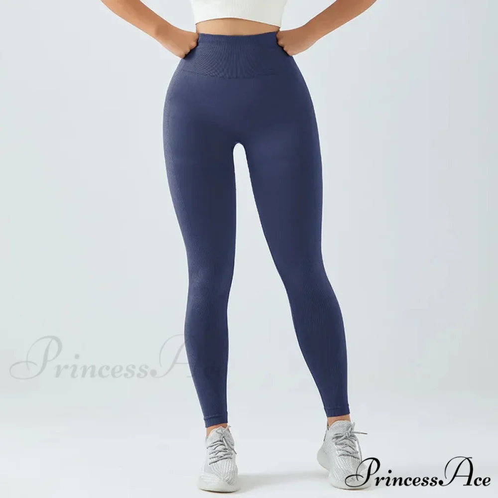 Seamless Waist Hip Lifting Skinny Yoga Legging - Image 5