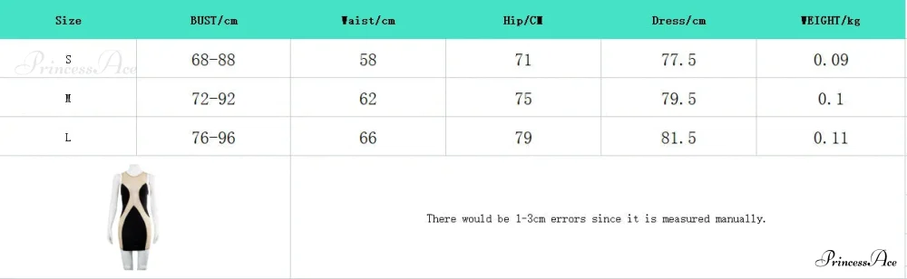 Summer New Line Women's Mesh Perspective Splice Milk Silk Contrast Cut Out Dress - Image 4