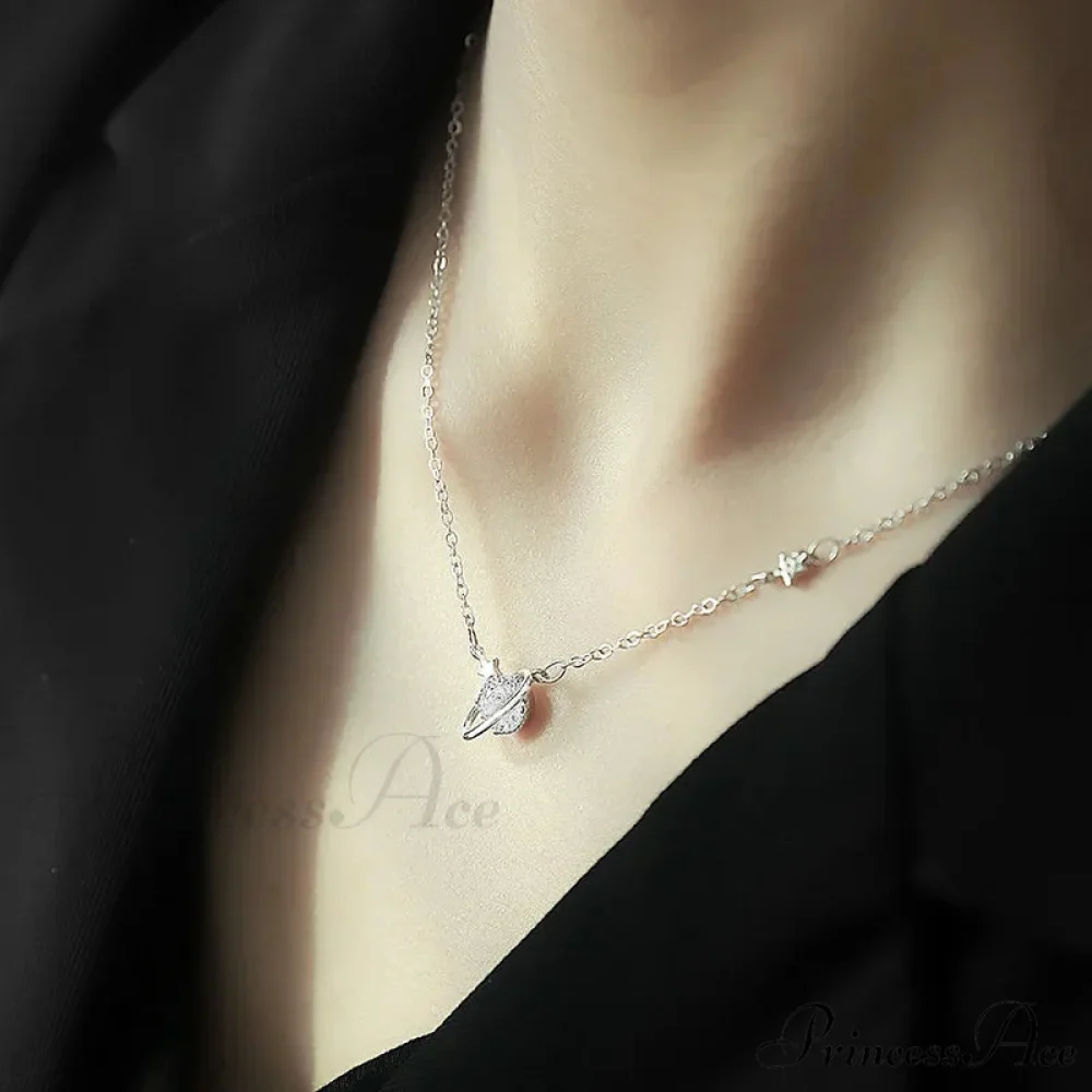 Planet Pendant Necklace - Image 4