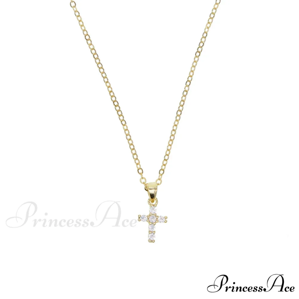 Gold Cross Pendant Necklace - Image 6