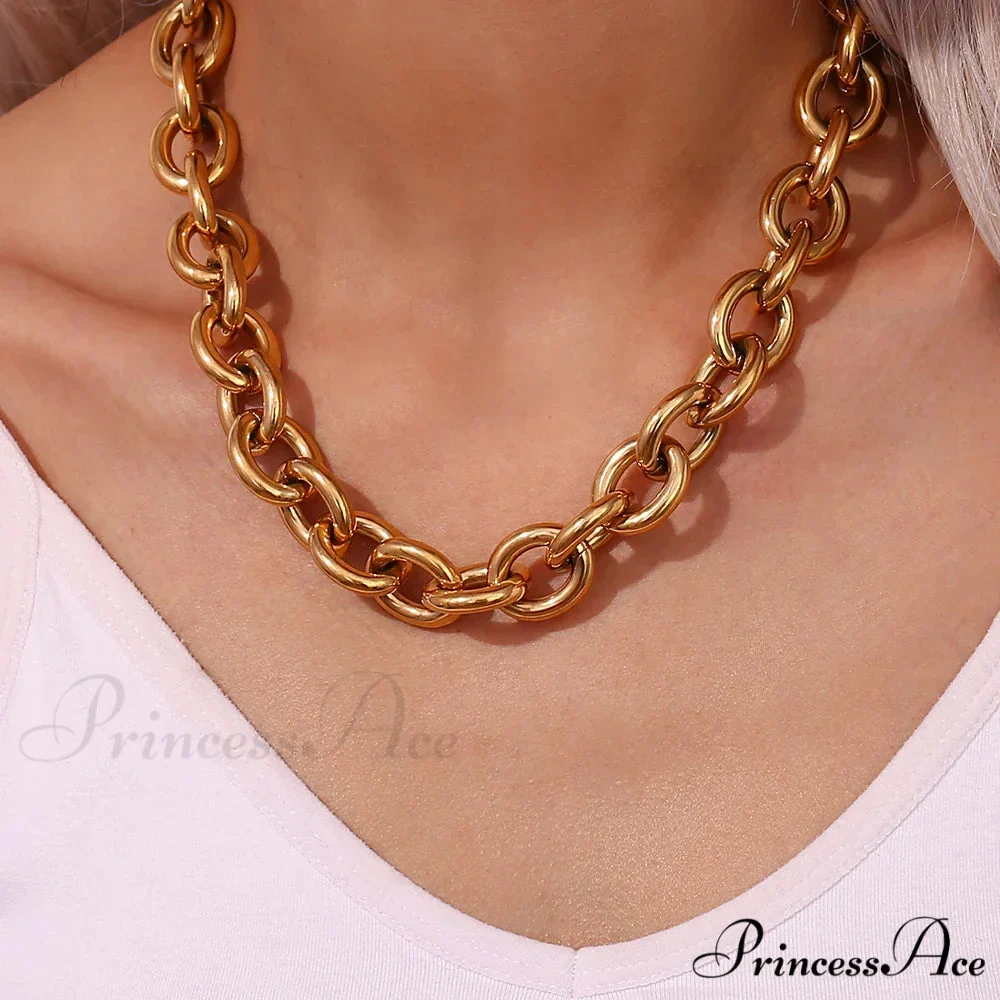 Chunky Chain Necklace - Image 3