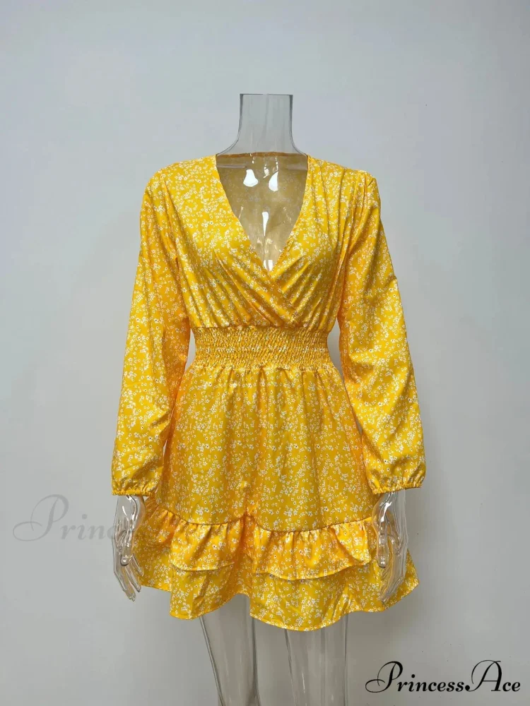2024 Spring/summer New Chiffon Female Ropa De Mujer Barata Y Env铆o Gratis Ofertas for Women Floral Dress - Image 9