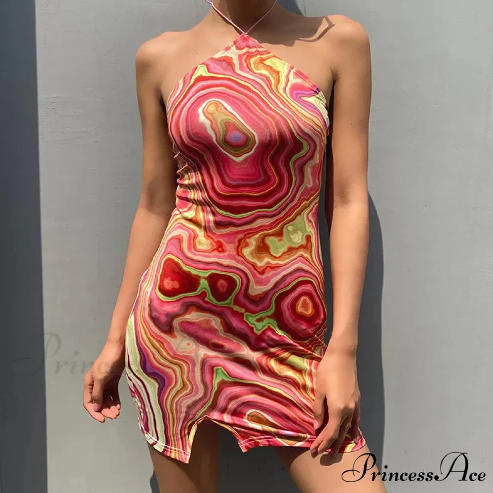 Sleeveless Mini Elegant Party Evening Fashion Camouflage Bandage Bodycon Dress - Image 2