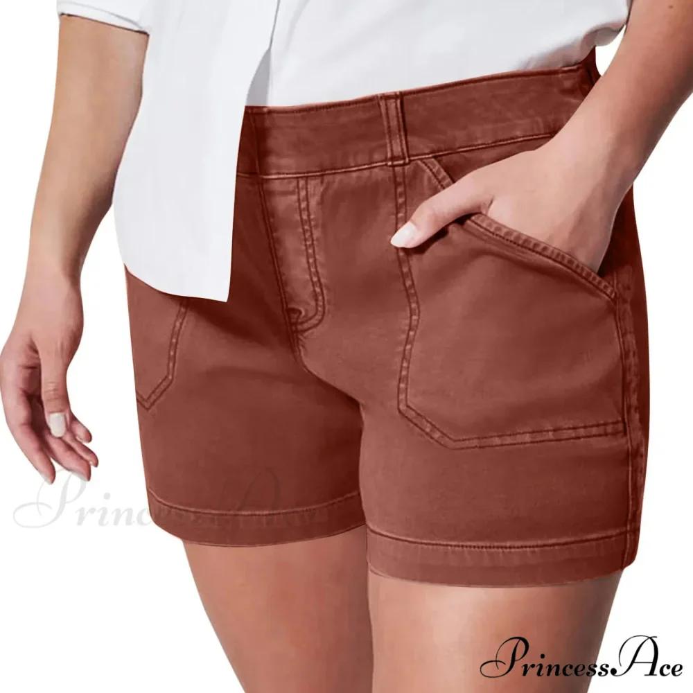 Vintage Stretchy Fit Summer Casual Athletic Short - Image 7