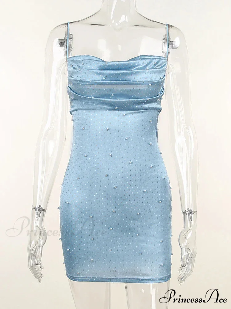 Pure color cultivate one's morality backless Sleeveless Bodycon Dress - Image 7