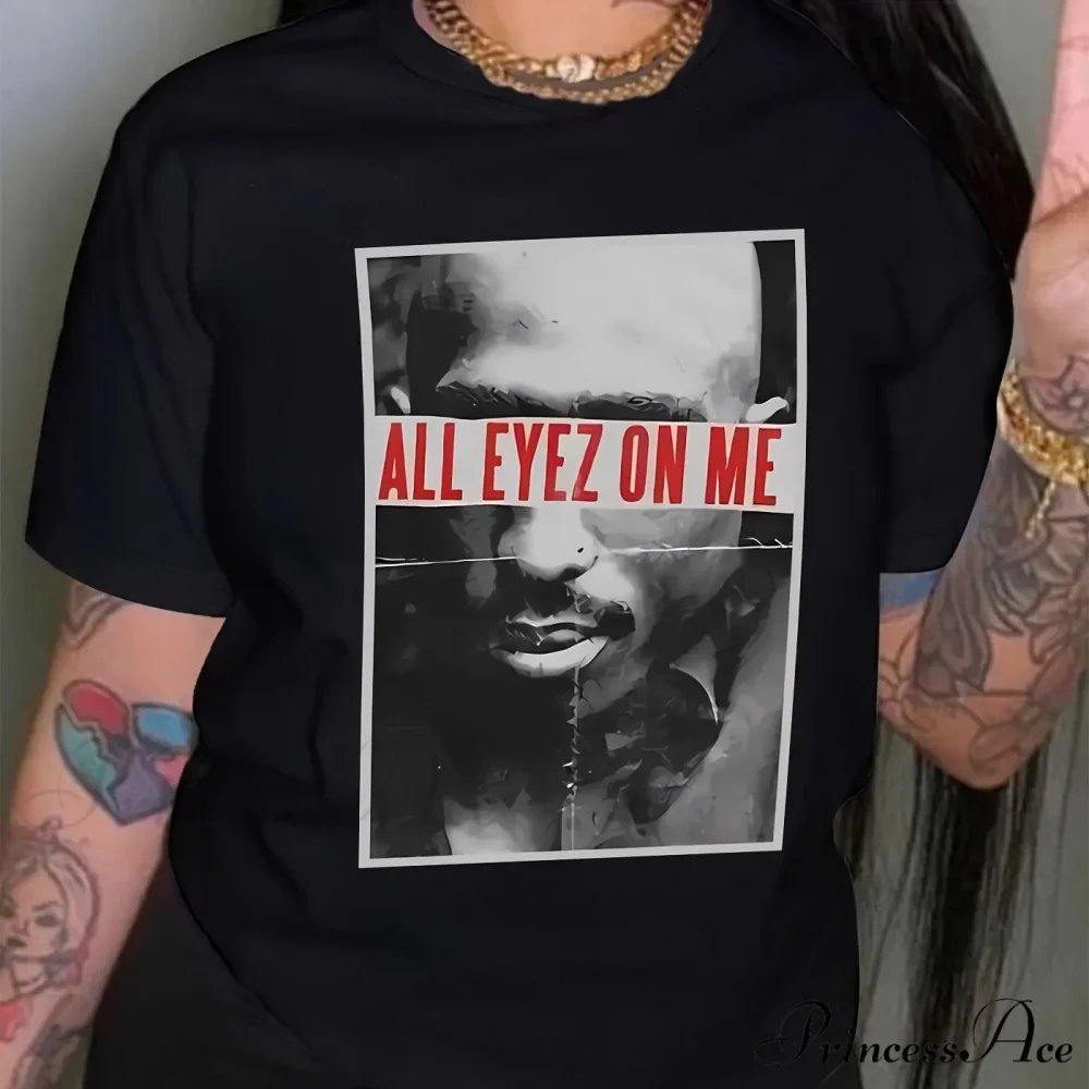 Summer Chic Semi-Sheer Unique Graphic Print Women's Casual Crew Neck Knit Machine Washable T-shirt - Image 2