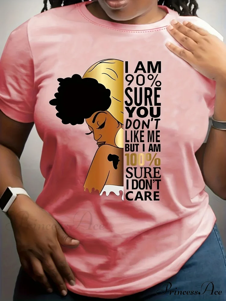 I Don't Print Women's Short Sleeve Casual Top for Summer and Spring T-shirt - Image 2